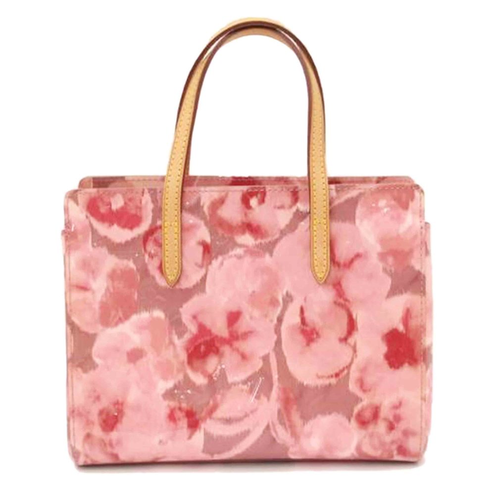 Louis Vuitton Catherina BB Vernis Ikat Flower Handbag Rose Vereur